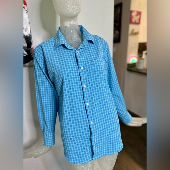 Peter Millar Other - Peter Millar Men’s Blue Long Sleeve Button Down Shirt. Size XLarge